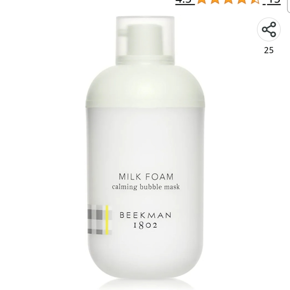Beekman calming milk foam